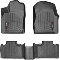 Коврики WeatherTech Black для Jeep Grand Cherokee (WK2)(1-2 row)(2 row bench) 2013-02.2015 (USA); Dodge Durango (mkIII)(1-2 row)(2 row bench) 2013-02.2015