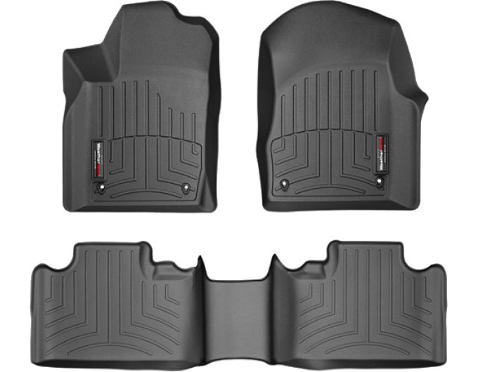 Коврики WeatherTech Black для Dodge Durango (mkIII)(1-2 row)(2 row bucket) 2013-02.2015, цена: 11 709 грн.