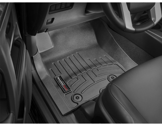 Коврики WeatherTech Black для Lexus GX (mkII); Toyota 4Runner (mkV) / Land Cruiser Prado (J150)(4 fixings)(1 row) 2013→, цена: 6 692 грн.