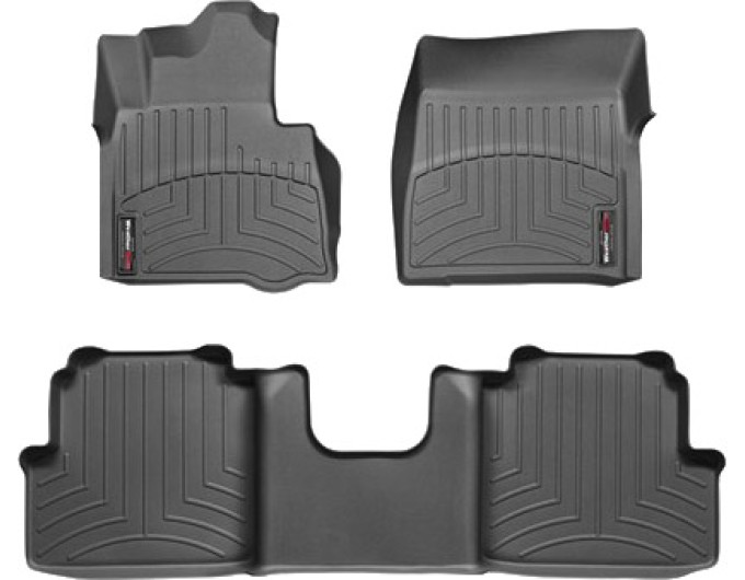Коврики WeatherTech Black для Mercedes-Benz G-Class (W463)(with cup folders on floor of 2 row) 2012-2018, цена: 11 709 грн.