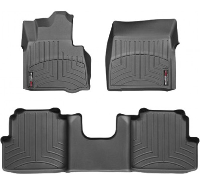 Коврики WeatherTech Black для Mercedes-Benz G-Class (W463)(with cup folders on floor of 2 row) 2012-2018, цена: 10 849 грн.