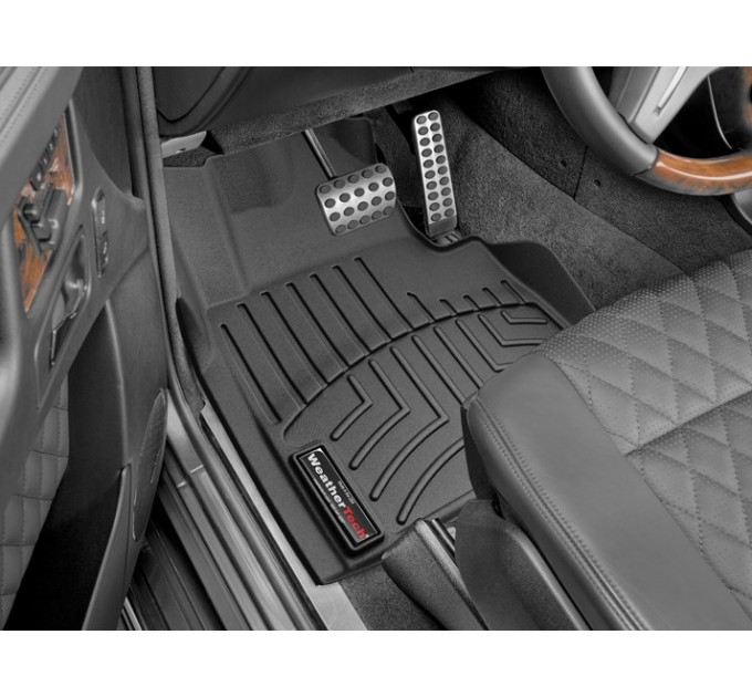 Коврики WeatherTech Black для Mercedes-Benz G-Class (W463)(with cup folders on floor of 2 row) 2012-2018, цена: 10 849 грн.