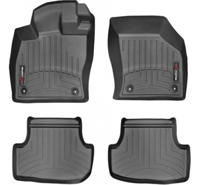 Коврики WeatherTech Black для Audi A3/S3/RS3 (mkIII)(5 door hatch & sedan); Volkswagen Golf (mkVII); Seat Leon (mkIII)(5 door) 2012-2020, цена: 9 826 грн.