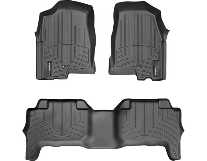Коврики Weathertech Black для Chevrolet Colorado; GMC Canyon (double cab)(mkI) 2003-2012 automatic, ціна: 11 488 грн.