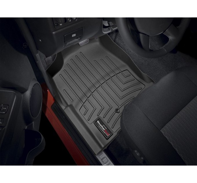 Коврики Weathertech Black для Chevrolet Colorado; GMC Canoyn (double cab)(mkI)(1 row) 2003-2012 automatic, ціна: 6 144 грн.