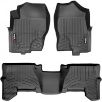 Коврики WeatherTech Black для Nissan Pathfinder (mkIII)(1-2 row)(3 fixing) 2010-2012 (EU)