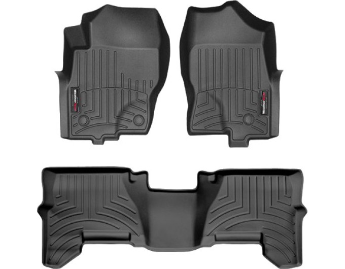 Коврики WeatherTech Black для Nissan Pathfinder (mkIII)(1-2 row)(3 fixing) 2010-2012 (EU), цена: 11 488 грн.