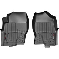 Коврики Weathertech Black для Nissan Pathfinder (EU)(mkIII)(1 row)(3 fixing) 2010-2012