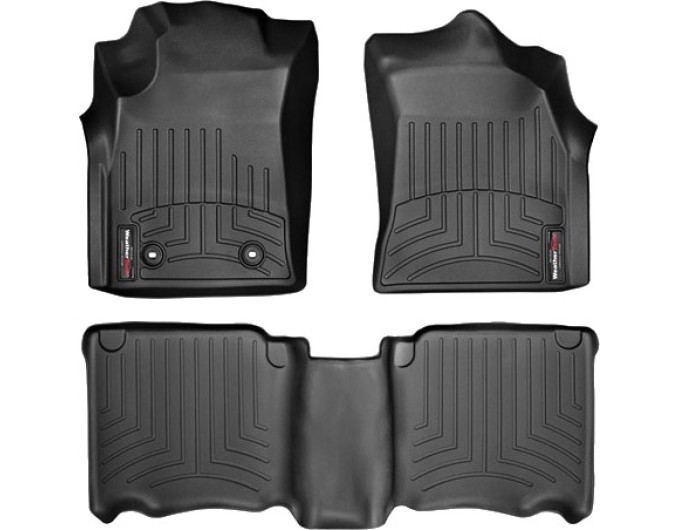 Коврики WeatherTech Black для Toyota Fortuner (mkI)(2 twist fixings) 2012-2015 manual, цена: 11 709 грн.
