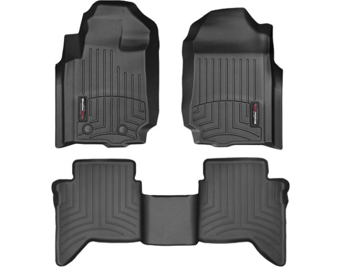 Коврики Weathertech Black для Ford Ranger (T6)(double cab) 2011→ (EU), ціна: 11 488 грн.
