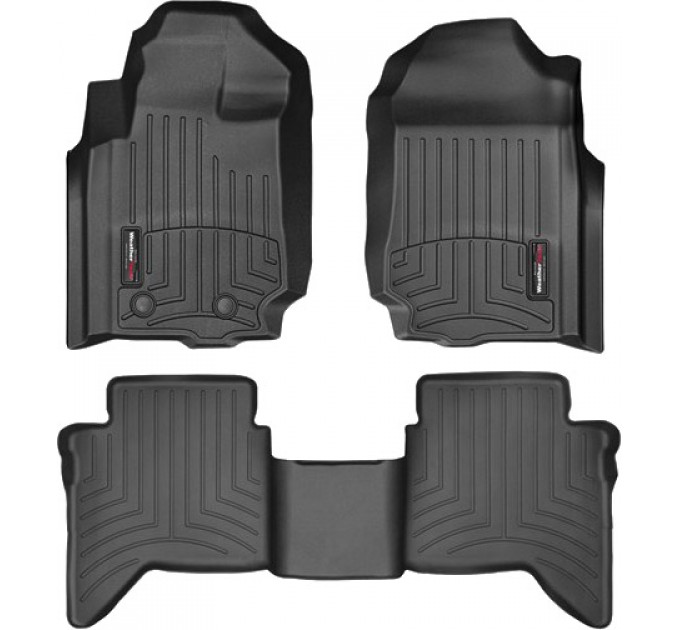 Коврики Weathertech Black для Ford Ranger (T6)(double cab) 2011→ (EU), ціна: 10 641 грн.