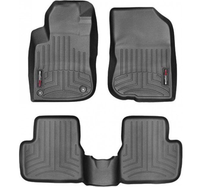 Коврики WeatherTech Black для Peugeot 2008 / 208 (mkI) 2012-2019, цена: 10 641 грн.