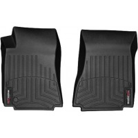 Коврики Weathertech Black для Cadillac CTS (sedan & wagon)(mkII)(RWD)(1 big fixing)(1 row) 2008-2014 automatic