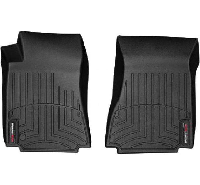 Коврики Weathertech Black для Cadillac CTS (sedan & wagon)(mkII)(RWD)(1 big fixing)(1 row) 2008-2014 automatic, ціна: 6 144 грн.