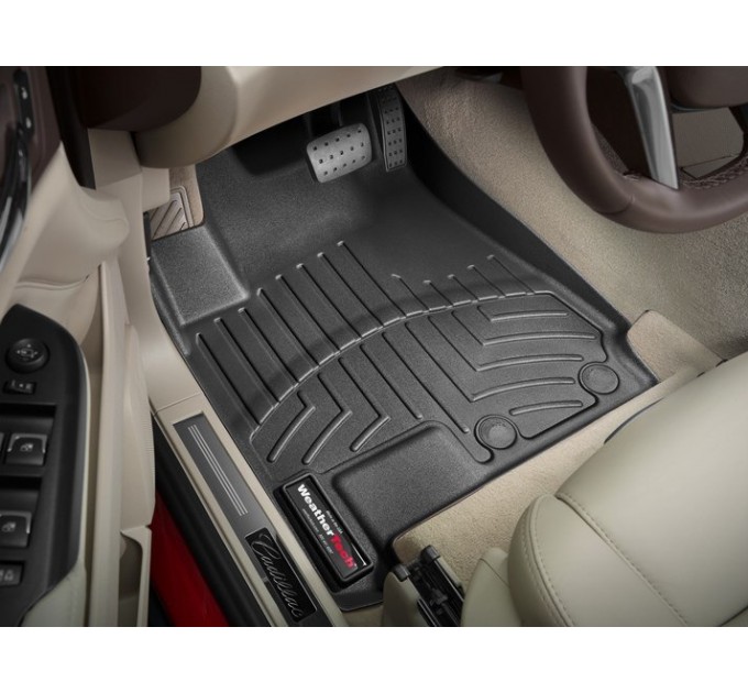 Коврики WeatherTech Black для Cadillac SRX (mkII)(3 big fixings)(1 row) 2012-2016, цена: 6 144 грн.