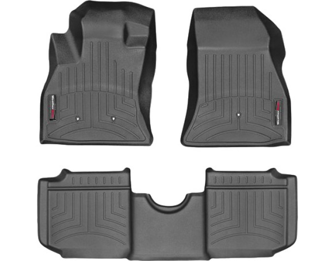 Коврики WeatherTech Black для Fiat 500L (mkI) 2012-06/2017 manual, цена: 11 488 грн.