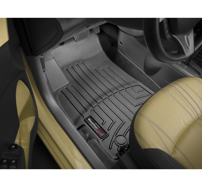 Коврики Weathertech Black для Chevrolet Spark (mkIII)(1 row) 2010-2015, ціна: 6 144 грн.