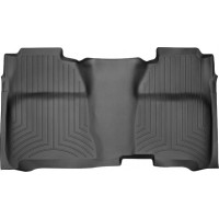 Коврики WeatherTech Black для Chevrolet Silverado (mkIII); GMC Sierra (mkIII)(double cab)(extended 2 row)(2 row) 2014-2018