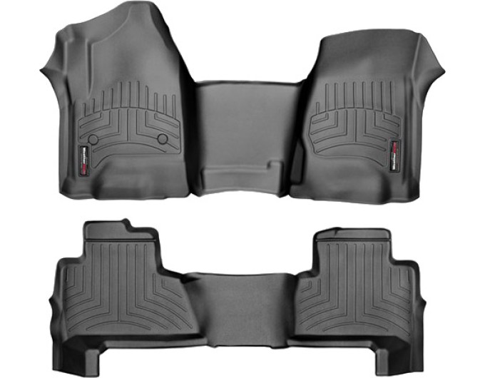 Коврики Weathertech Black для Chevrolet Tahoe; GMC Yukon (mkIV)(1-2 row) 2015→, ціна: 13 259 грн.