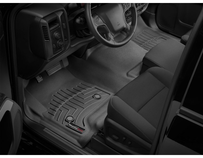 Коврики WeatherTech Black для Chevrolet Suburban (mkXI) / Tahoe (mkIV) / Silverado (mkIII)(extended & double cab); GMC Yukon / Yukon XL (mkXI)(1 pc.)(1 row) 2015→, цена: 8 481 грн.