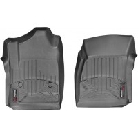 Коврики WeatherTech Black для Chevrolet Silverado (mkIII)(single cab)(no 4x4 shifter)(with full console) 2014→