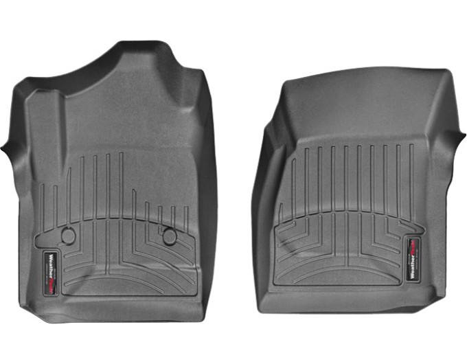 Коврики WeatherTech Black для Chevrolet Silverado (mkIII)(single cab)(no 4x4 shifter)(with full console) 2014→, цена: 6 692 грн.