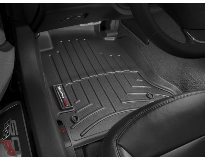 Коврики WeatherTech Black для Chevrolet Corvette (mkVI)(3 fixing hooks) 2012-2013, цена: 6 692 грн.