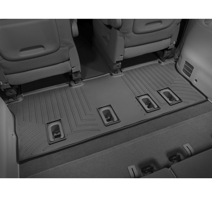 Коврик Weathertech Black для Kia Carnival/Sedona (mkII)(3 row 60/40 bench)(3 row) 2006-2012, ціна: 4 498 грн.