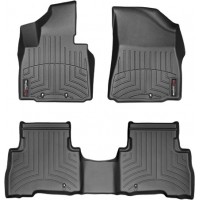 Коврики Weathertech Black для Kia Sorento (US)(mkII)(1-2 row) 2013-2015 automatic