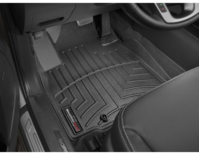 Коврики Weathertech Black для Kia Sorento (US)(mkII)(1-2 row) 2013-2015 automatic, ціна: 11 488 грн.