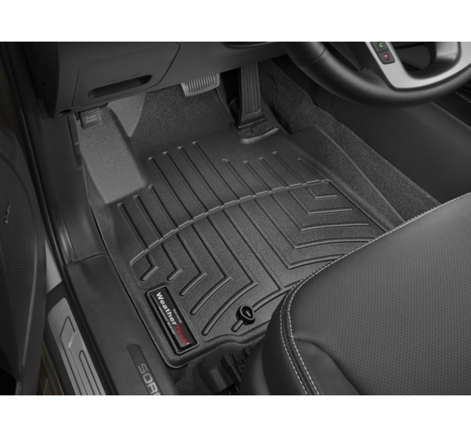 Коврики WeatherTech Black для Kia Sorento (mkII)(1-2 row) 2013-2015 automatic (USA), цена: 10 641 грн.