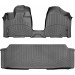 Коврики Weathertech Black для Dodge Grand Caravan (mkV)(1-2 row)(no console)(2 row bench)(no Stow & Go or Swivel & Go seats) 2012→, ціна: 11 720 грн.