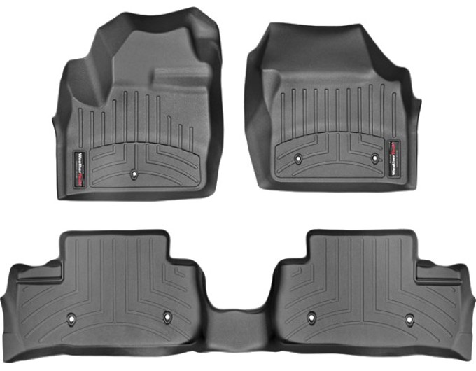 Коврики WeatherTech Black для Land Rover Freelander (mkII) 2013-2015, цена: 11 488 грн.