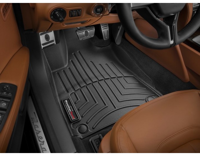 Коврики WeatherTech Black для Maserati Quattroporte (mkVI)(RWD)(4 zone climate control) 2013-2016, цена: 10 602 грн.