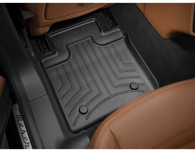 Коврики WeatherTech Black для Maserati Quattroporte (mkVI)(AWD)(2 zone climate control) 2013-2016, цена: 10 602 грн.