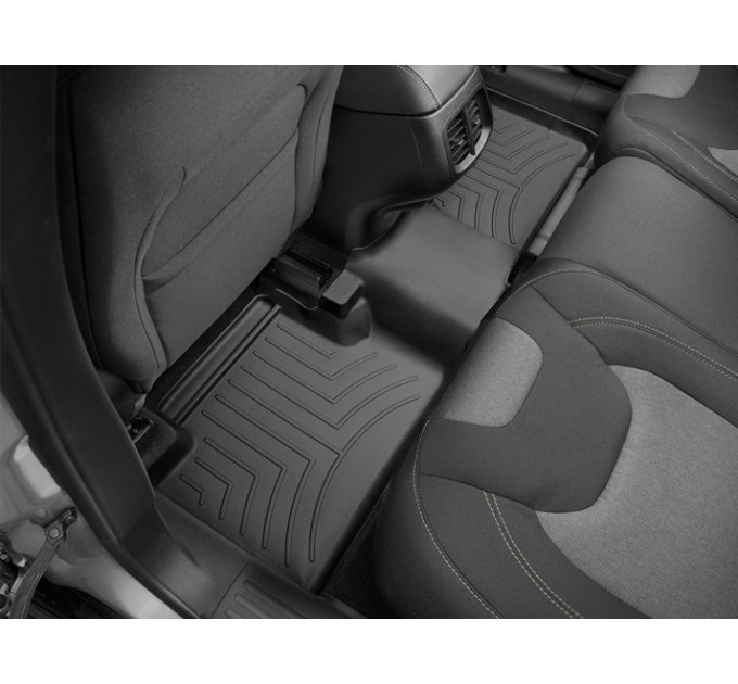 Коврики Weathertech Black для Jeep Cherokee (KL)(with floor raised before your dead pedal)(1 row) 2014-2015, ціна: 10 849 грн.