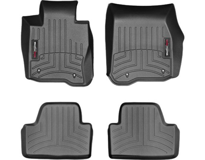 Коврики WeatherTech Black для BMW 4-series (F33)(cabrio)(AWD) 2013-2020, цена: 11 488 грн.