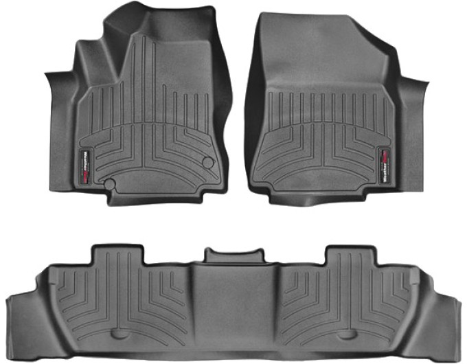 Коврики WeatherTech Black для Citroen Berlingo Multispace; Peugeot Partner Tepee (mkII)(1-2 row) 2008-2018, цена: 11 709 грн.