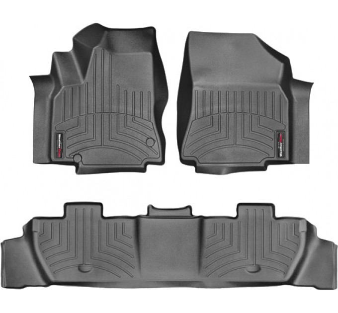 Коврики WeatherTech Black для Citroen Berlingo Multispace; Peugeot Partner Tepee (mkII)(1-2 row) 2008-2018, цена: 10 849 грн.