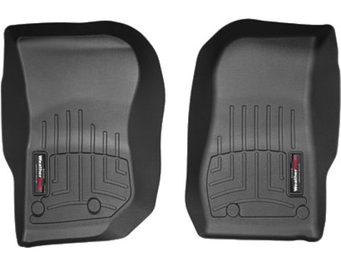 Коврики WeatherTech Black для Jeep Wrangler (JK)(1 row) 2014-2018, цена: 6 692 грн.