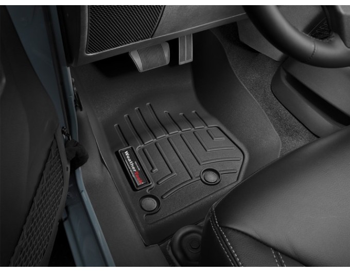 Коврики WeatherTech Black для Jeep Wrangler (JK)(unlimited)(5 door) 2014-2018, цена: 11 603 грн.