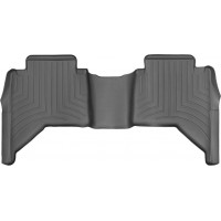 Коврики Weathertech Black для Isuzu D-Max (crew cab)(mkII)(vinyl floor)(2 row) 2012-2019