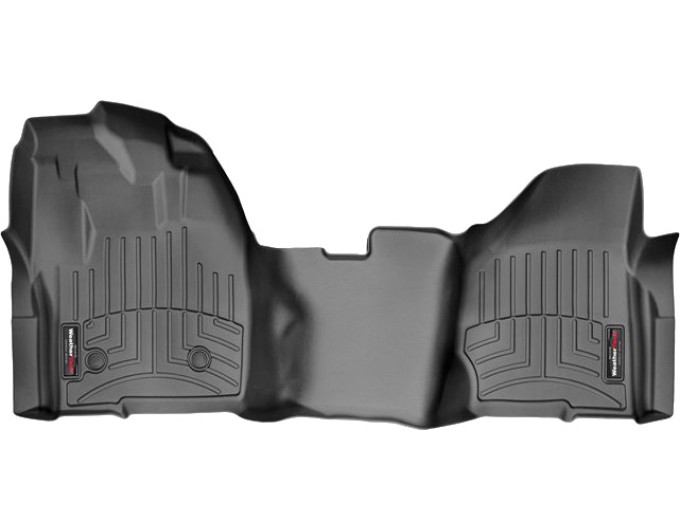 Коврики WeatherTech Black для Ford Super Duty (mkIII)(single cab)(no 4x4 shifter)(raised dead pedal)(1 pc.)(1 row) 2012-2016 automatic, цена: 8 481 грн.