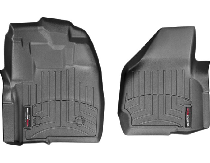 Коврики WeatherTech Black для Ford Super Duty (mkIII)(single cab)(no 4x4 shifter)(raised dead pedal)(2 pcs.)(1 row) 2012-2016 automatic, цена: 6 692 грн.