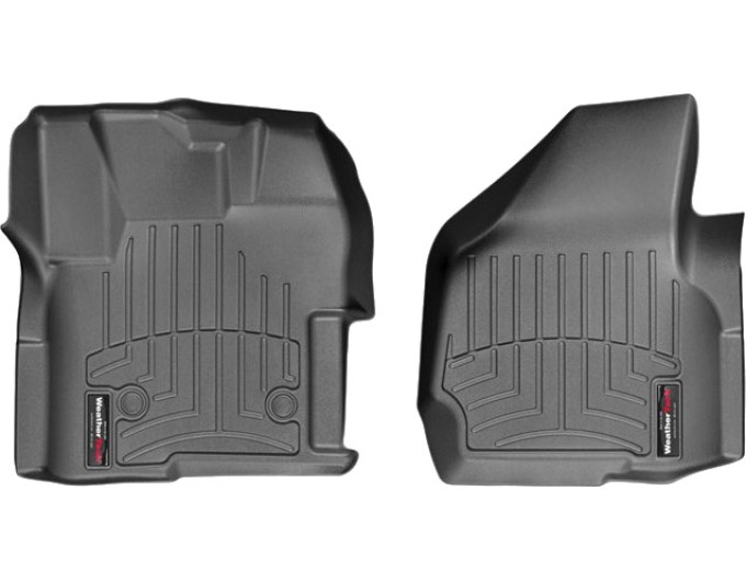 Коврики WeatherTech Black для Ford Super Duty (mkIII)(single cab)(with 4x4 shifter)(raised dead pedal) 2012-2016 automatic, цена: 6 692 грн.