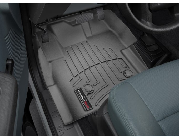 Коврики WeatherTech Black для Ford Super Duty (mkIII)(single cab)(with 4x4 shifter)(raised dead pedal) 2012-2016 automatic, цена: 6 692 грн.