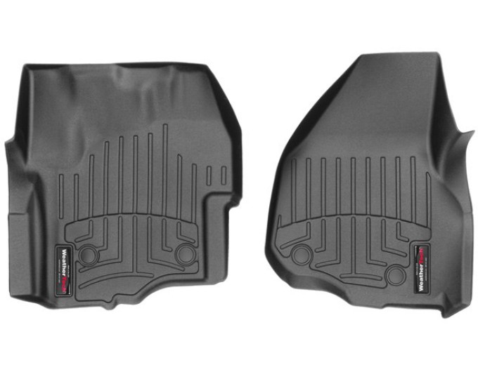 Коврики WeatherTech Black для Ford Super Duty (mkIII)(extended & double cab)(with 4x4 shifter)(raised dead pedal)(1 row) 2012-2016 automatic, цена: 6 692 грн.