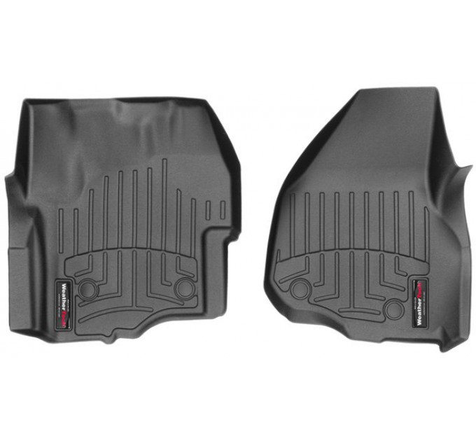 Коврики WeatherTech Black для Ford Super Duty (mkIII)(extended & double cab)(with 4x4 shifter)(raised dead pedal)(1 row) 2012-2016 automatic, цена: 6 144 грн.