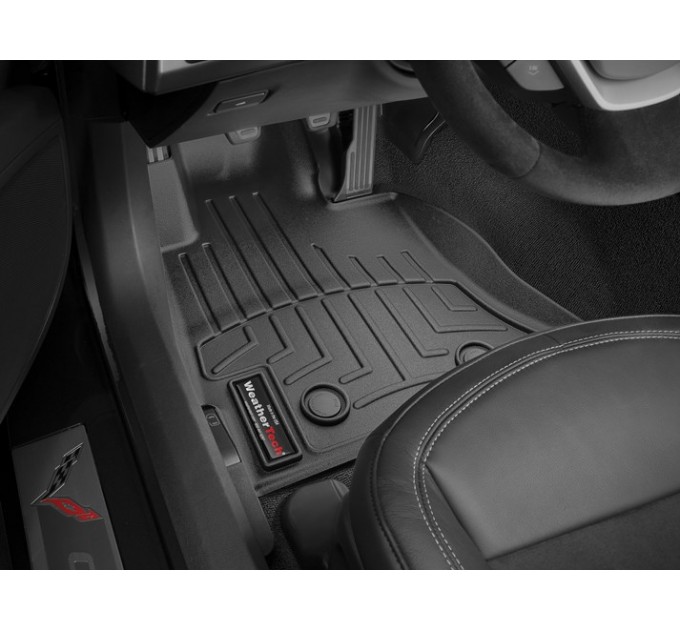 Коврики WeatherTech Black для Chevrolet Corvette (mkVII) 2014-2019, цена: 6 144 грн.