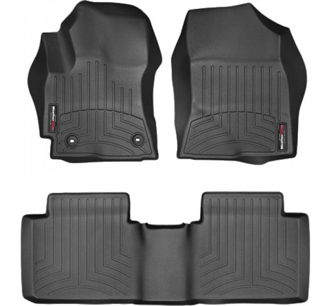 Коврики WeatherTech Black для Toyota Corolla (mkXI)(E170)(with heating vens under front seats) 2013-2016 manual (USA), цена: 10 641 грн.